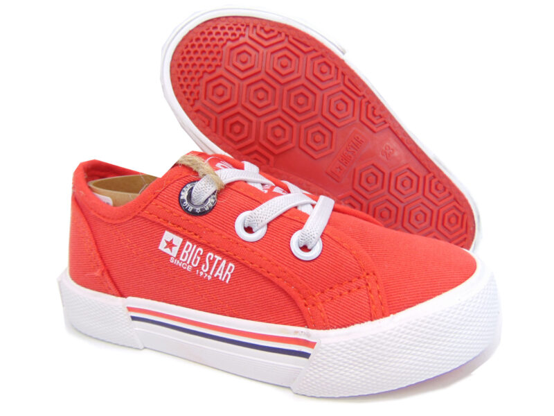 Big Star buty dziecięce JJ374167 czerwony