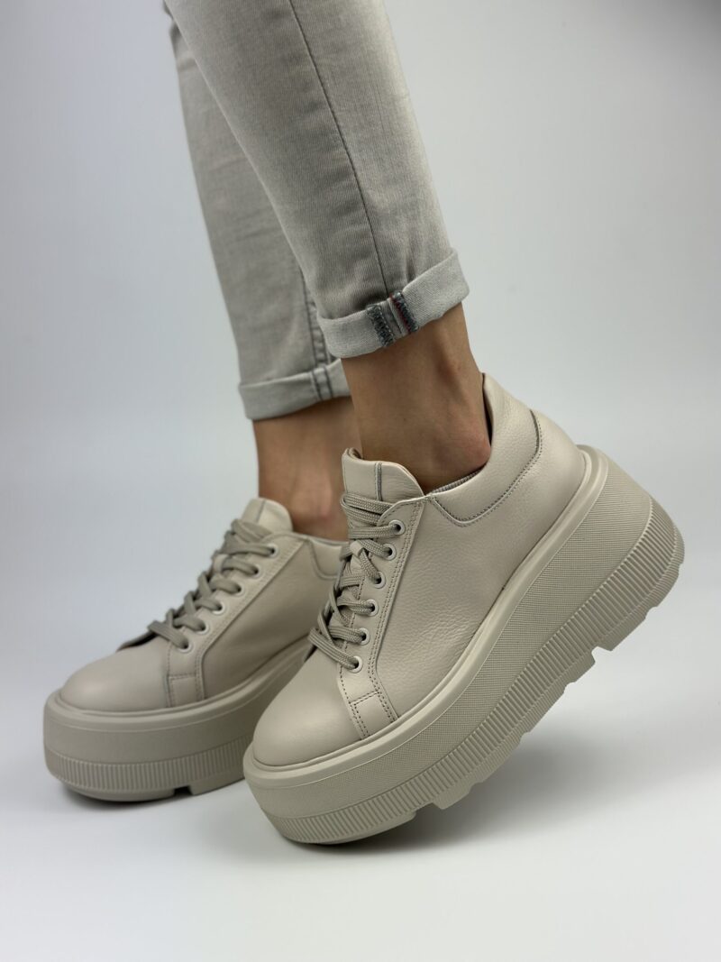 Lekkie i Wygodne Sneakersy Kampa n1000 Skóra Naturalna