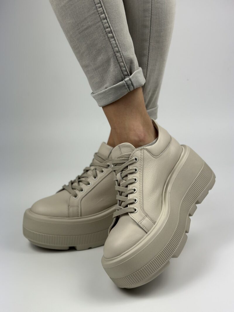 Lekkie i Wygodne Sneakersy Kampa n1000 Skóra Naturalna