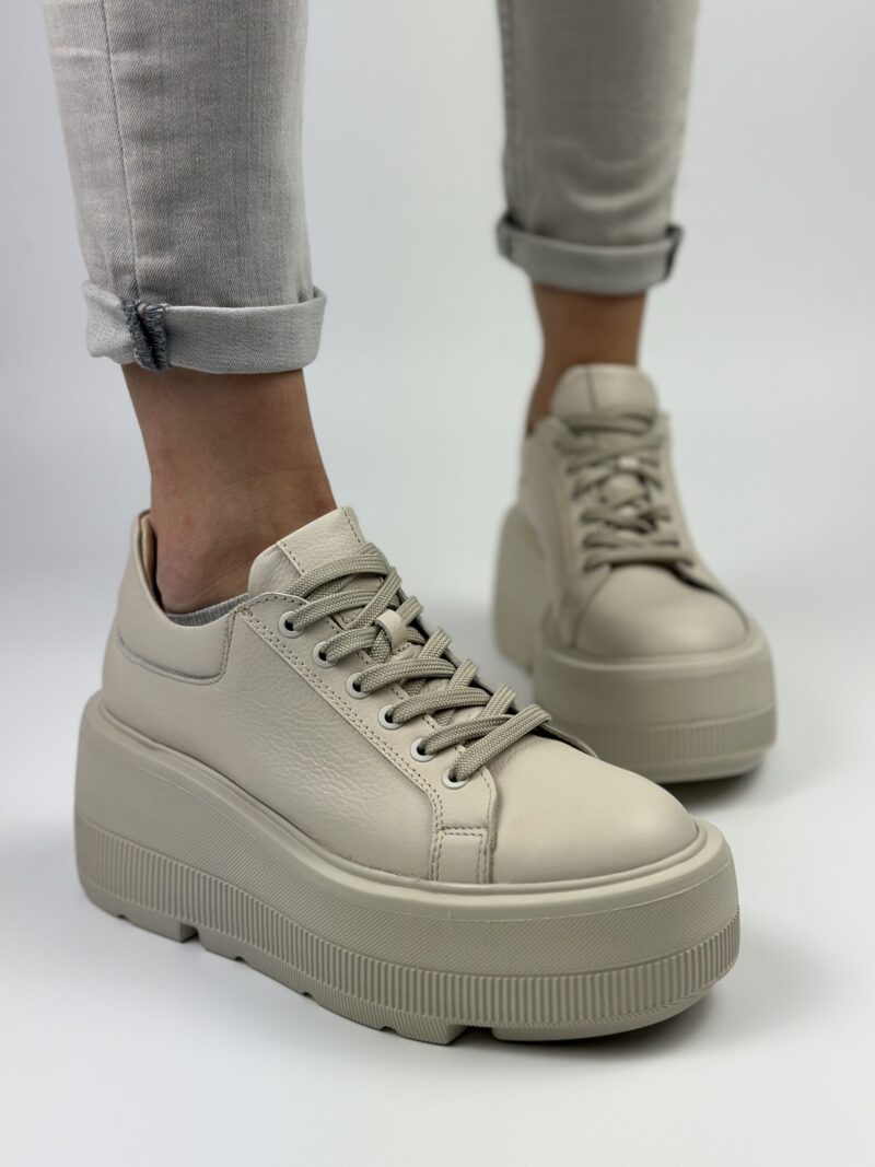 Lekkie i Wygodne Sneakersy Kampa n1000 Skóra Naturalna