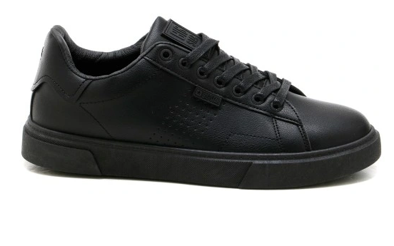 Buty męskie sportowe sneakersy Big Star OO174117 czarne ekoskóra Buty męskie sportowe sneakersy Big Star OO174117 czarne ekoskóra