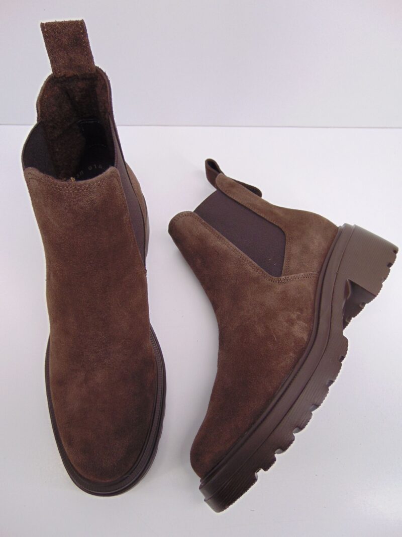 Trzewiki damskie Ravini 241401 leather skóra brąz