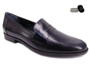 Eleganckie mokasyny Ryłko K2R32 B LE3 skóra czarne