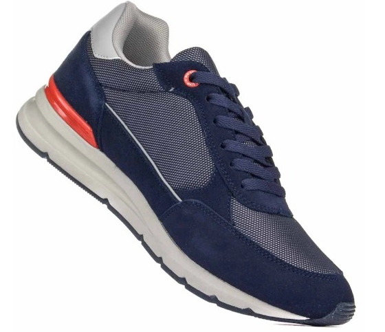 Męskie obuwie sportowe sneakersy Big star LL174122 GRANAT