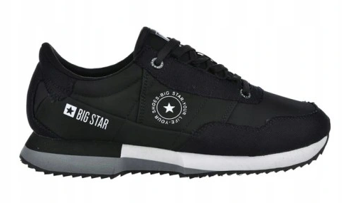 Męskie obuwie sportowe sneakersy Big star LL174122 GRANAT